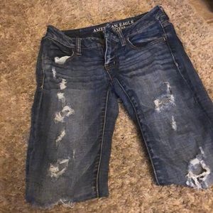 american eagle ripped jeans